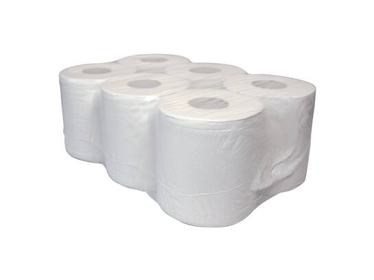 Marree Poetspapier 2-laags recycled wit op rol 20 CM-120 meter