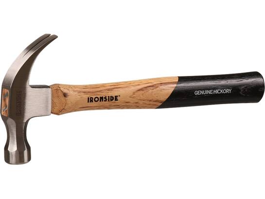 Ironside Klauwhamer met houten steel 570 gram 25 mm