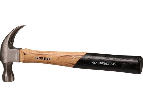 Ironside Klauwhamer met houten steel 570 gram 25 mm