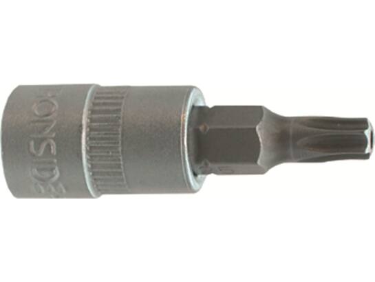 IRONSIDE Dopsleutelschroevendraaier chroom 1/4 TORX TX15