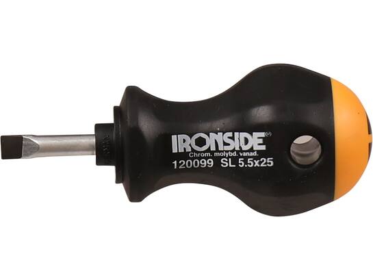 Ironside Stubby schroevendraaier sleuf vde 5.5x25