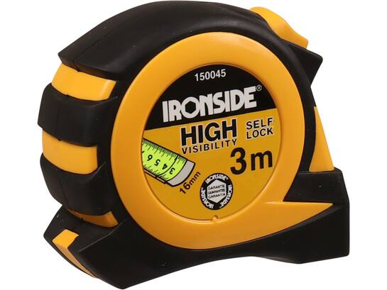 Ironside Rolbandmaat professioneel 3 meter-16 mm