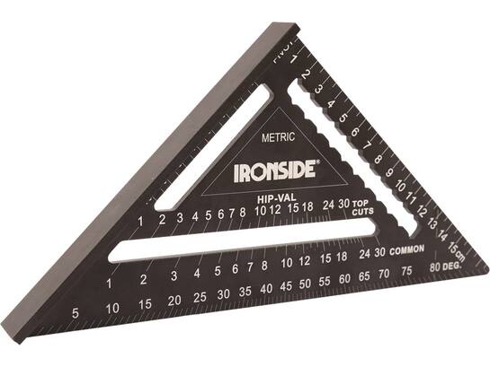 IRONSIDE Metrische winkelhaak 18CM