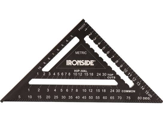 IRONSIDE Metrische winkelhaak 18CM