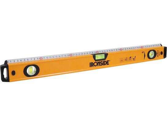 Ironside Waterpas aluminium met lineaal torpedo 60cm