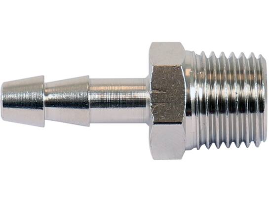 IRONSIDE Insteeknippel met slangpilaar 6MM 1/4