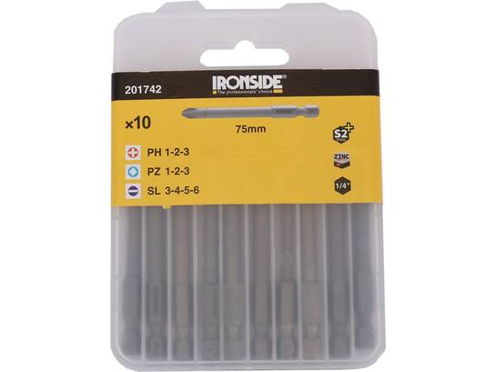 IRONSIDE Bitset Torx-Hex 10-DELIG 150 MM