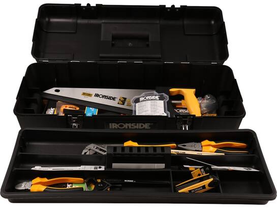 Ironside Gereedschapskoffer 49-delig 66x26x25cm