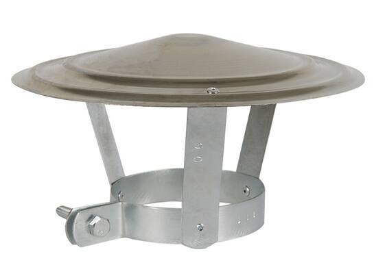 Nedco Regenkap gegalvaniseerd staal 125-131 MM