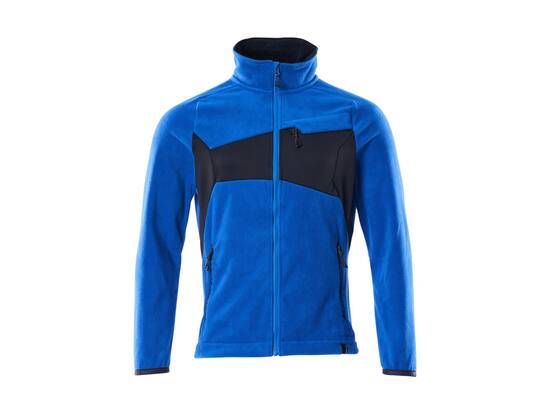 Mascot Fleecetrui met rits helder blauw/donkermarine S