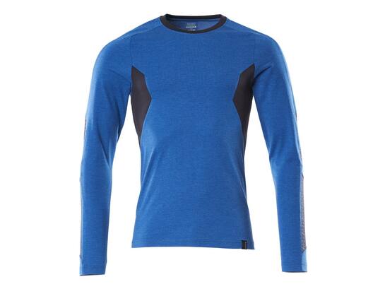 Mascot T-shirt met lange mouwen helder blauw/donkermarine 2XLONE