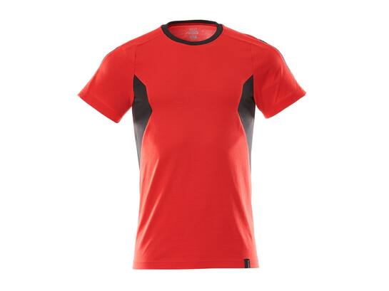 Mascot T-shirt signaalrood/zwart M ONE