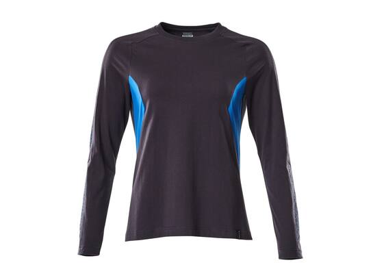 Mascot T-shirt met lange mouwen dames marine/zwart XL ONE