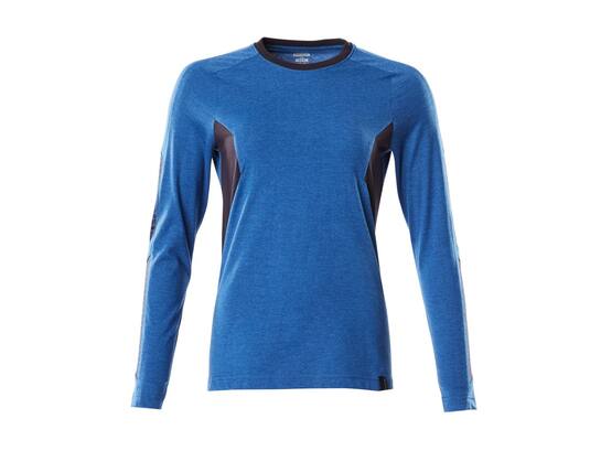Mascot T-shirt met lange mouwen dames helder blauw/donkermarine 3XLONE