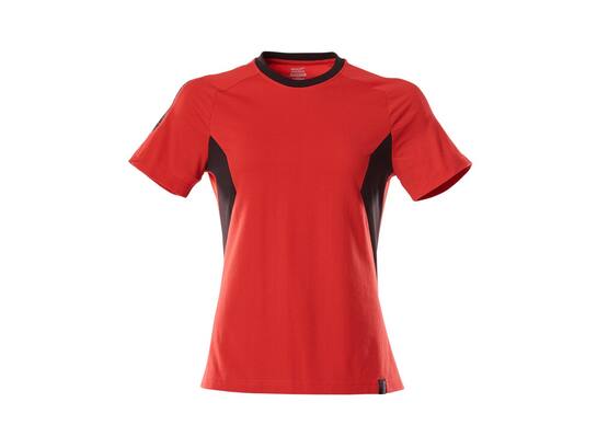Mascot T-shirt dames signaalrood/zwart M ONE