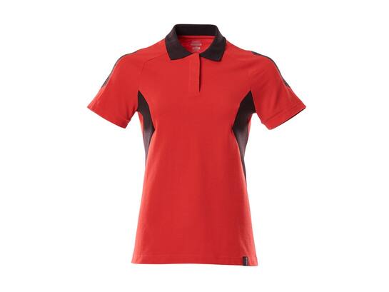 Mascot Poloshirt dames signaalrood/zwart 3XLONE