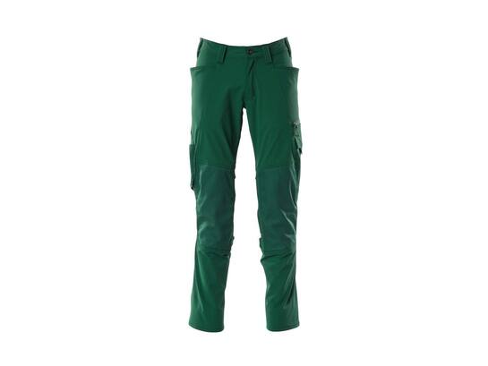 Mascot Broek stretch met kniezakken groen 90C47