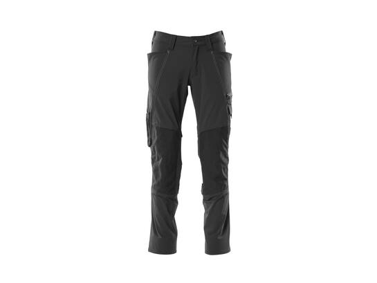 Mascot Broek stretch met kniezakken zwart 90C56