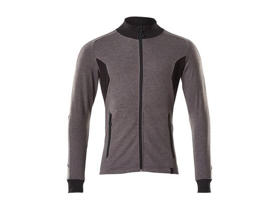 Mascot Sweatshirt met rits donkerantraciet/zwart 4XLONE