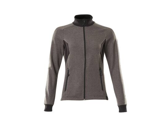 Mascot Sweatshirt met rits dames donkerantraciet/zwart 5XLONE