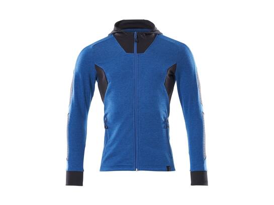 Mascot Capuchontrui met rits helder blauw/donkermarine L ONE