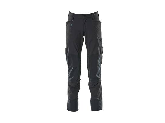 Mascot Werkbroek stretch met kniezakken donker marine 90C48