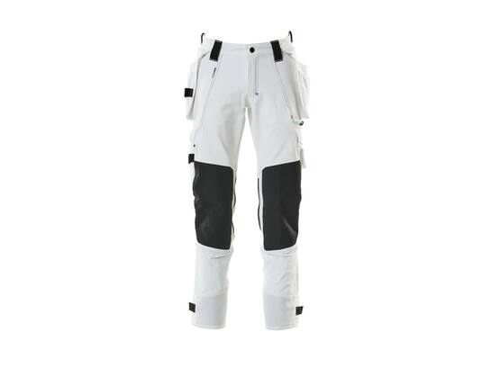 MASCOT Werkbroek stretch met cordura kniezakken WIT 76C46