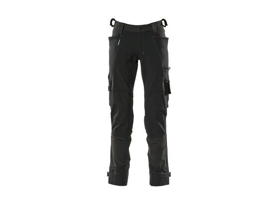 Mascot Werkbroek stretch met cordura kniezakken zwart 90C51
