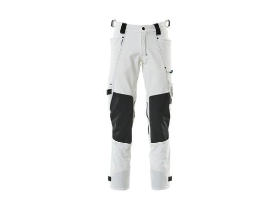 Mascot Werkbroek stretch met cordura kniezakken wit 90C60