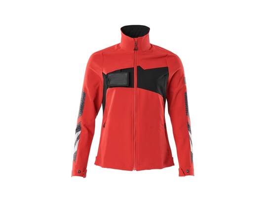 Mascot Jack stretch dames signaalrood/zwart 3XL
