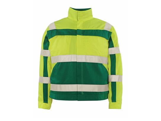 Mascot Cameta werkjack geel/groen L