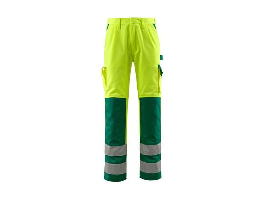 Mascot Olinda werkbroek geel/groen 90C56