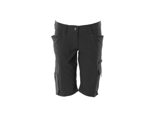 MASCOT Korte werkbroek stretch dames ZWART C50