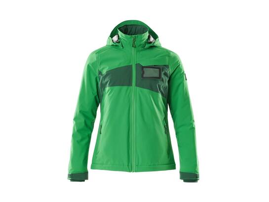 Mascot Winterjack met climascot dames helder groen/groen 2XL