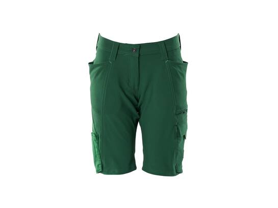 MASCOT Korte werkbroek stretch dames GROEN C50