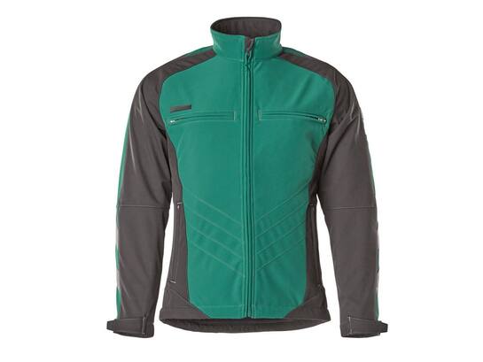 MASCOT Dresden softshell stretchjack GROEN/ZWART S