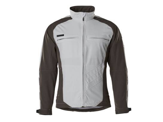 MASCOT Dresden softshell stretchjack WIT/D.ANTRACIET XXL
