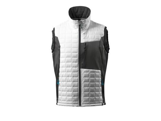 MASCOT Bodywarmer met climascot WIT/DONKERANTRACIET XS