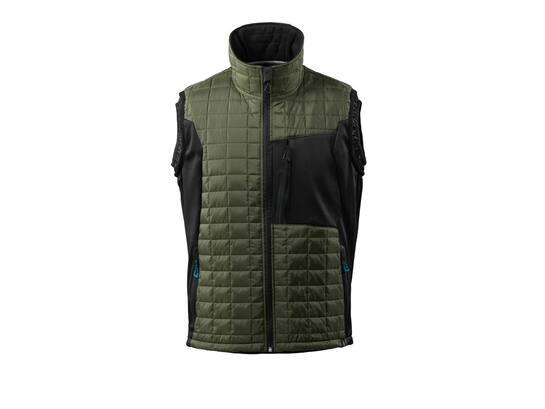 MASCOT Bodywarmer met climascot MOSGROEN/ZWART 3XL