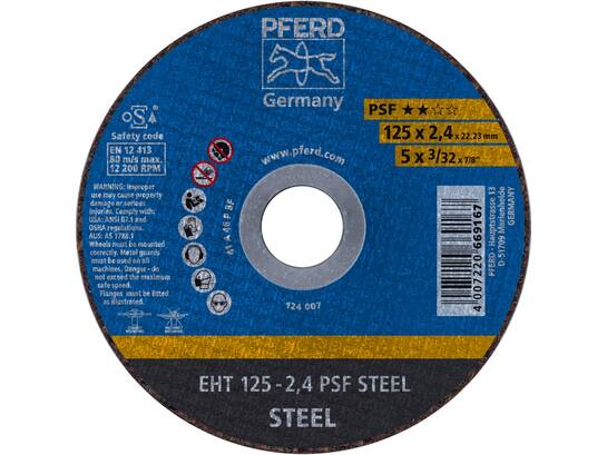 Pferd Doorslijpschijf PSF Steel 125X2.4
