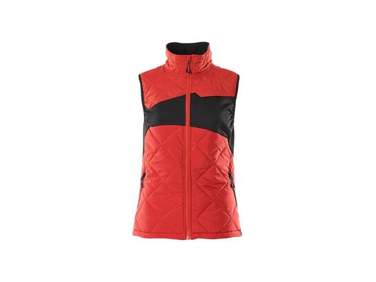 Mascot Winterbodywarmer met climascot dames signaalrood/zwart XL
