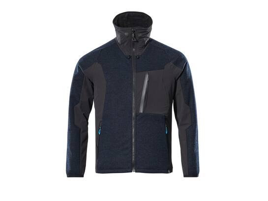 Mascot Gebreide vest met rits donker marine/zwart M