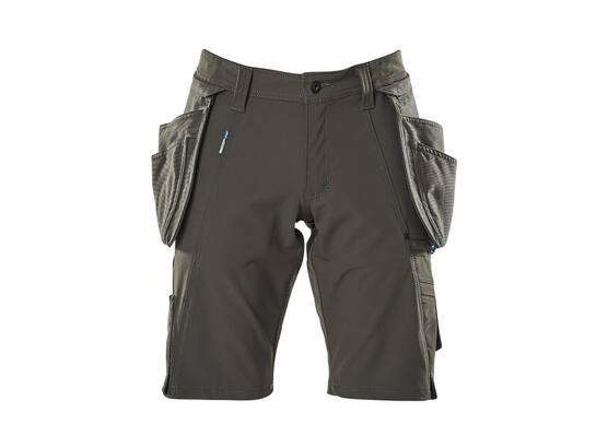 Mascot Korte werkbroek stretch met spijkerzakken donker antraciet C56