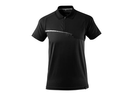 MASCOT Poloshirt met borstzak ZWART XS