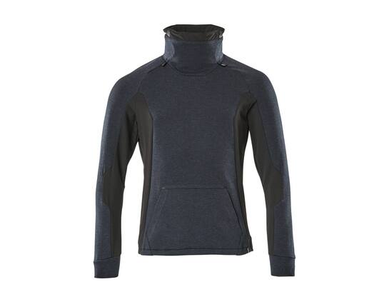 Mascot Sweatshirt met hoge verstelbare kraag donker marine/zwart S