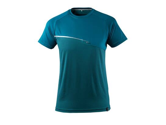 Mascot T-shirt met borstzak donkerpetrol M