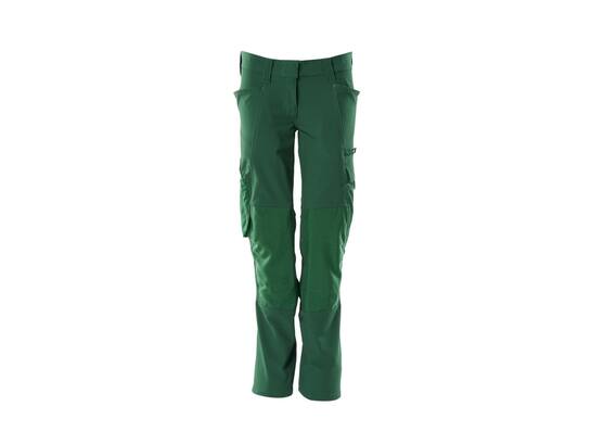 Mascot Werkbroek stretch met kniezakken dames groen 76C56