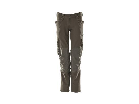 Mascot Werkbroek stretch met kniezakken dames donkerantraciet 82C36