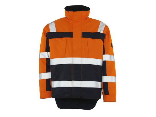 MASCOT Teresina pilotjack ORANJE/MARINE 3XL