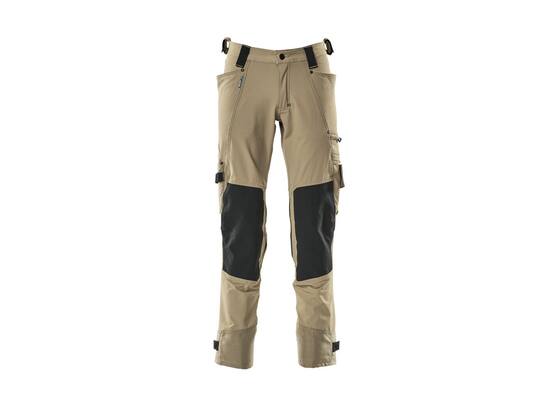 Mascot Werkbroek stretch met cordura kniezakken lichtkhaki 76C44